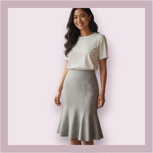 Untitled (Japan Brand) Grey A-Line Skirt Size 1